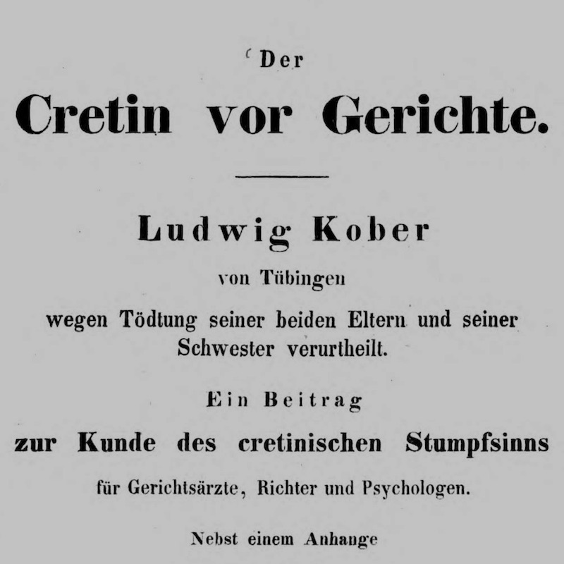 Krauss (1853): Titelseite